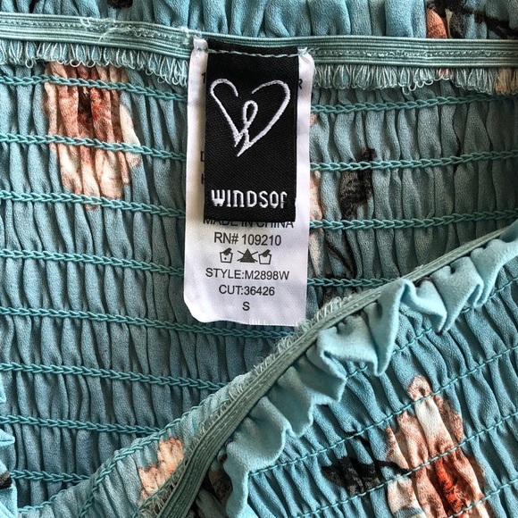 Windsor Smocked Square Neck Top - Picture 3 of 4